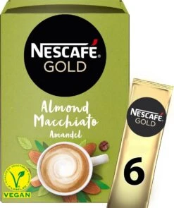 Nescafé Gold Almond Macchiato Oploskoffie - 6 Doosjes à 6 Zakjes -Veilige Voedselwinkel 1005x1200 1