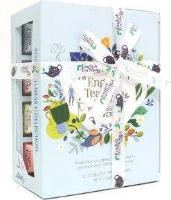 Biologisch Theegeschenk – Welness Tea Collectie - Thee Cadeau - Thee Geschenkset - Cadeaupakket - 12 Piramidezakjes – 6 Verschillende Theesmaken