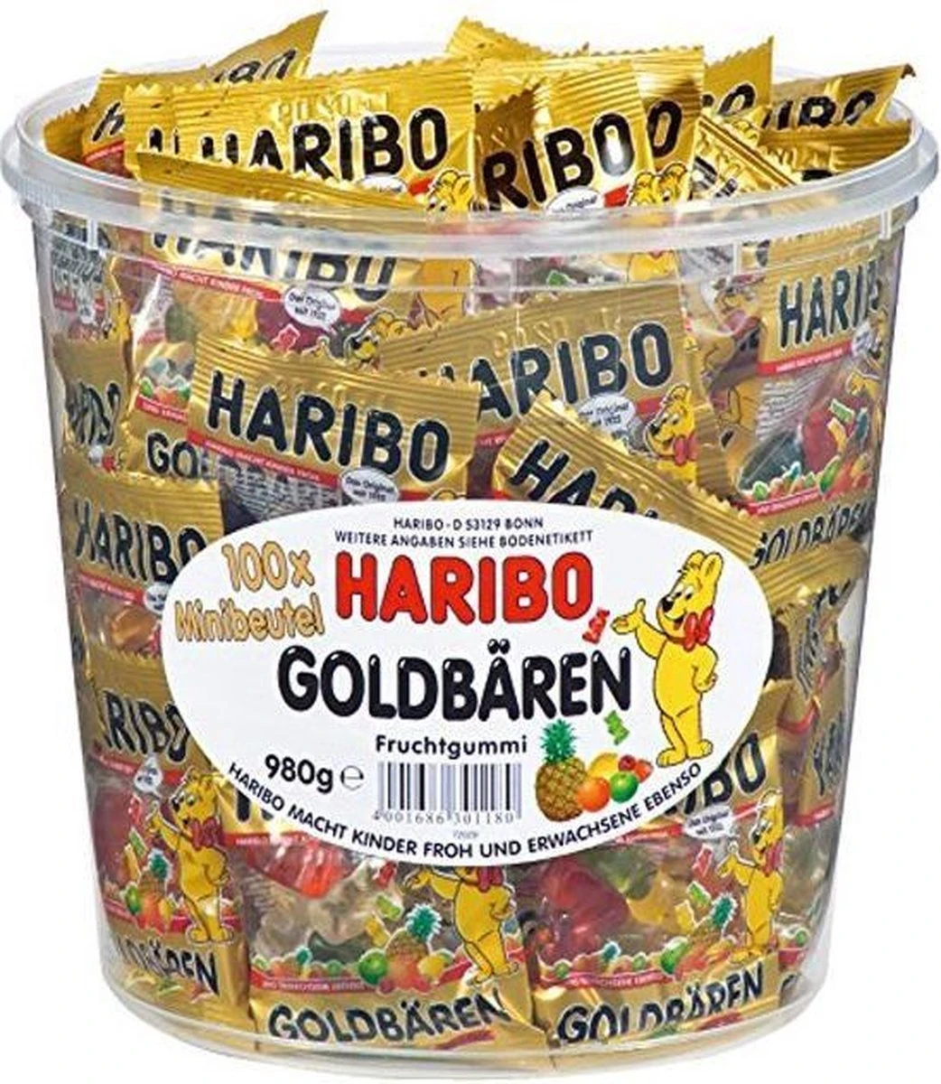 Haribo Goudbeertjes - 100 Stuks 4 Haribo Goudbeertjes - 100 Stuks - Afbeelding 2