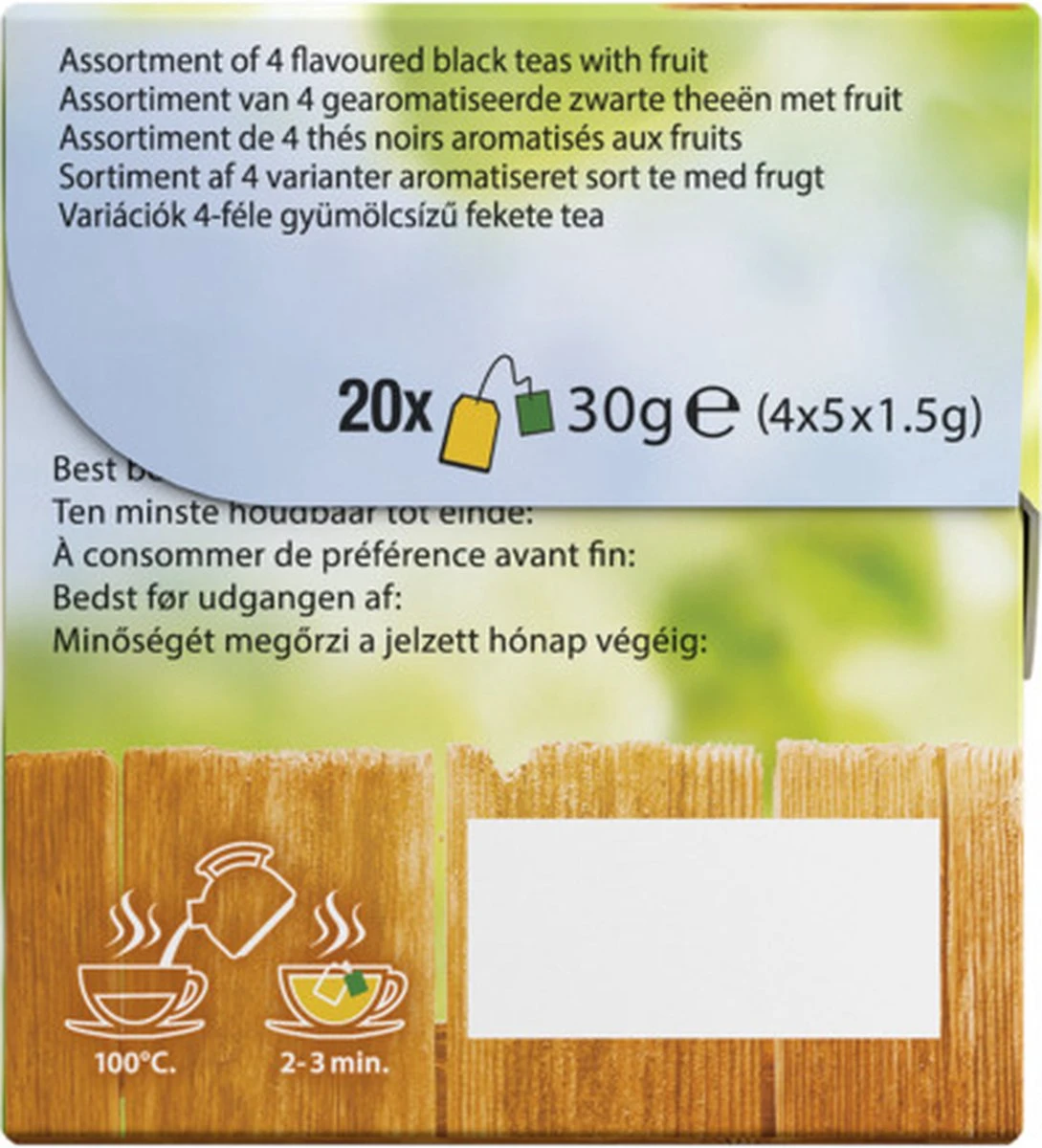 Pickwick Fruit Thee Variatie Oranje - 12 X 20 Zakjes 4 Pickwick Fruit Thee Variatie Oranje - 12 X 20 Zakjes - Afbeelding 2