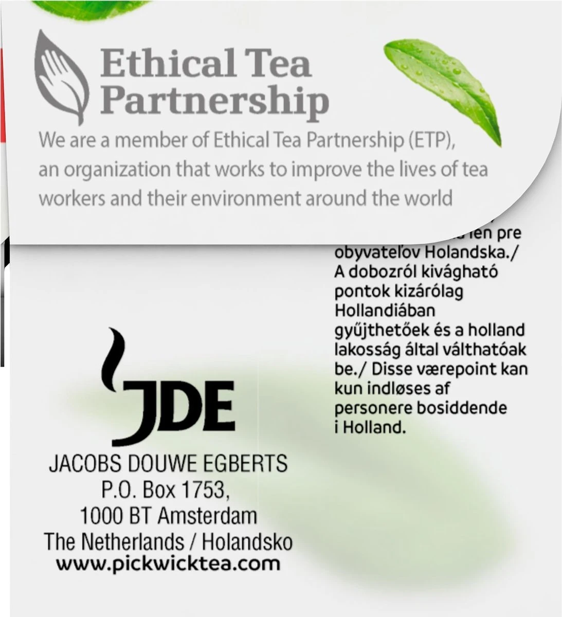 Pickwick Groene Thee Variatiebox - 12 X 20 Zakjes 4 Pickwick Groene Thee Variatiebox - 12 X 20 Zakjes - Afbeelding 2