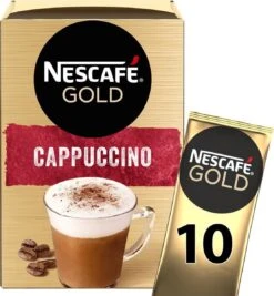 Nescafé Gold Cappuccino Oploskoffie - Ongezoet - 6 Doosjes à 10 Zakjes 9 Nescafé Gold Cappuccino Oploskoffie - Ongezoet - 6 Doosjes à 10 Zakjes -Veilige Voedselwinkel 1110x1200 2