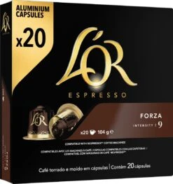 L'OR Espresso Forza Koffiecups - Intensiteit 9/12 - 10 X 20 Capsules 26 L'OR Espresso Forza Koffiecups - Intensiteit 9/12 - 10 X 20 Capsules -Veilige Voedselwinkel 1129x1200 2