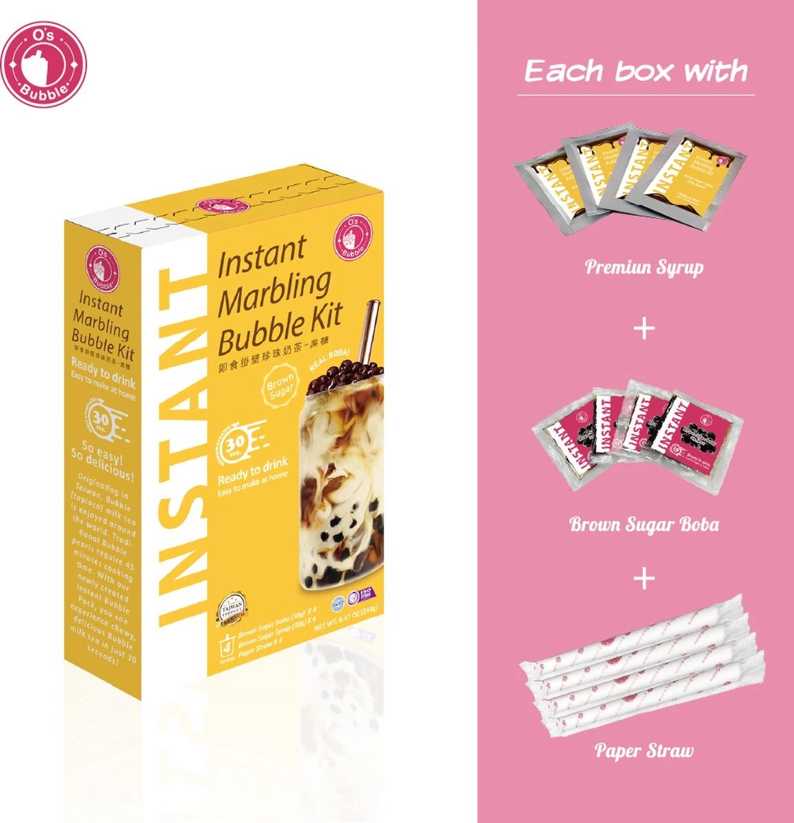 Maak Je Eigen Bubble Tea - Coffee Flavor - Tapioca Parels Voor Bubble Tea - Tapioca Pearls - Boba Tapioca Ballen - Bubble Tea Parels - Japans Snoep 6 Maak Je Eigen Bubble Tea - Coffee Flavor - Tapioca Parels Voor Bubble Tea - Tapioca Pearls - Boba Tapioca Ballen - Bubble Tea Parels - Japans Snoep - Afbeelding 4