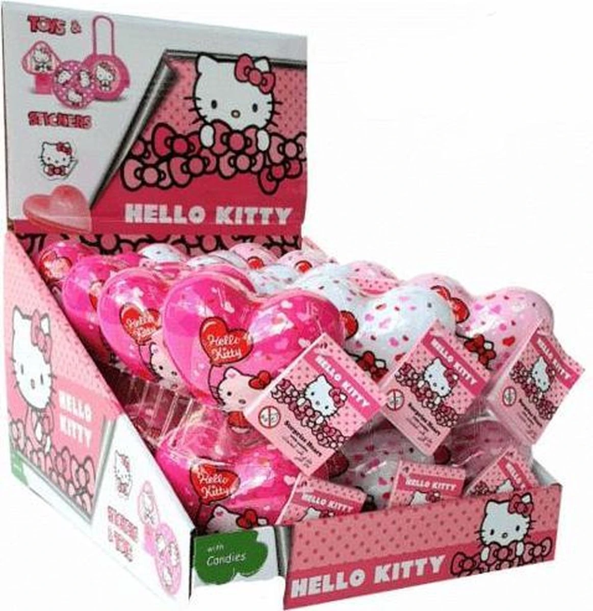 Hello Kitty Surprise Hearts- Surprise Hart- Uitdeel Cadeaus- Verjaardag- Feest- 24 Stuks 3 Hello Kitty Surprise Hearts- Surprise Hart- Uitdeel Cadeaus- Verjaardag- Feest- 24 Stuks