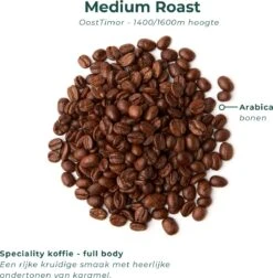 Soolong Sense Oost Timor Nr1000 Koffiebonen Smooth Lacau - Speciality Koffie Arabica Medium Roast Met Rijke Kruidige Smaak Met Heerlijke Ondertonen Van Karamel - Zak 250gram -Veilige Voedselwinkel 1174x1200