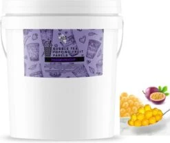 Mito Tea Popping Fruitparels - Boba Bubble Tea Parels - Passievrucht - Gratis Verzending - 320 Gr