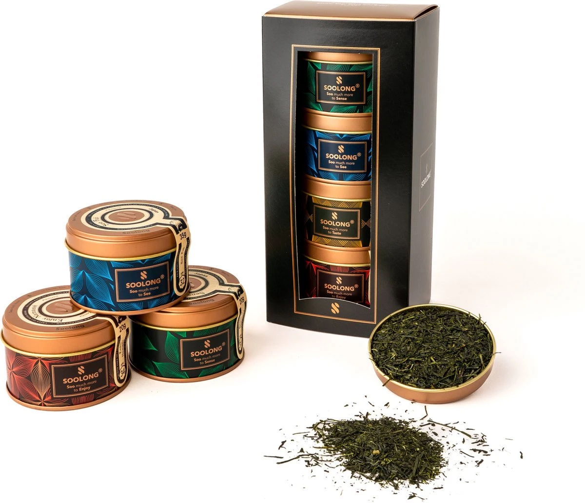 Soolong Japan Nr30 Cadeau Of Proefpakket Met 4 Luxe Japanse Theeen - Exclusieve Fukamushicha, Genmaicha Matcha Satsuki En Sencha - Als Relatiegeschenk, Proeverij Of Valentijnsdag - Assortiment 4stuks 3 Soolong Japan Nr30 Cadeau Of Proefpakket Met 4 Luxe Japanse Theeen - Exclusieve Fukamushicha, Genmaicha Matcha Satsuki En Sencha - Als Relatiegeschenk, Proeverij Of Valentijnsdag - Assortiment 4stuks