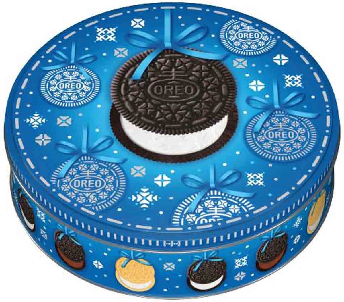 Oreo Winter Edition Koekjes Metalen Trommel 396g 3 Oreo Winter Edition Koekjes Metalen Trommel 396g