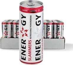 Slammers Energy Drink - 12x 250 Ml