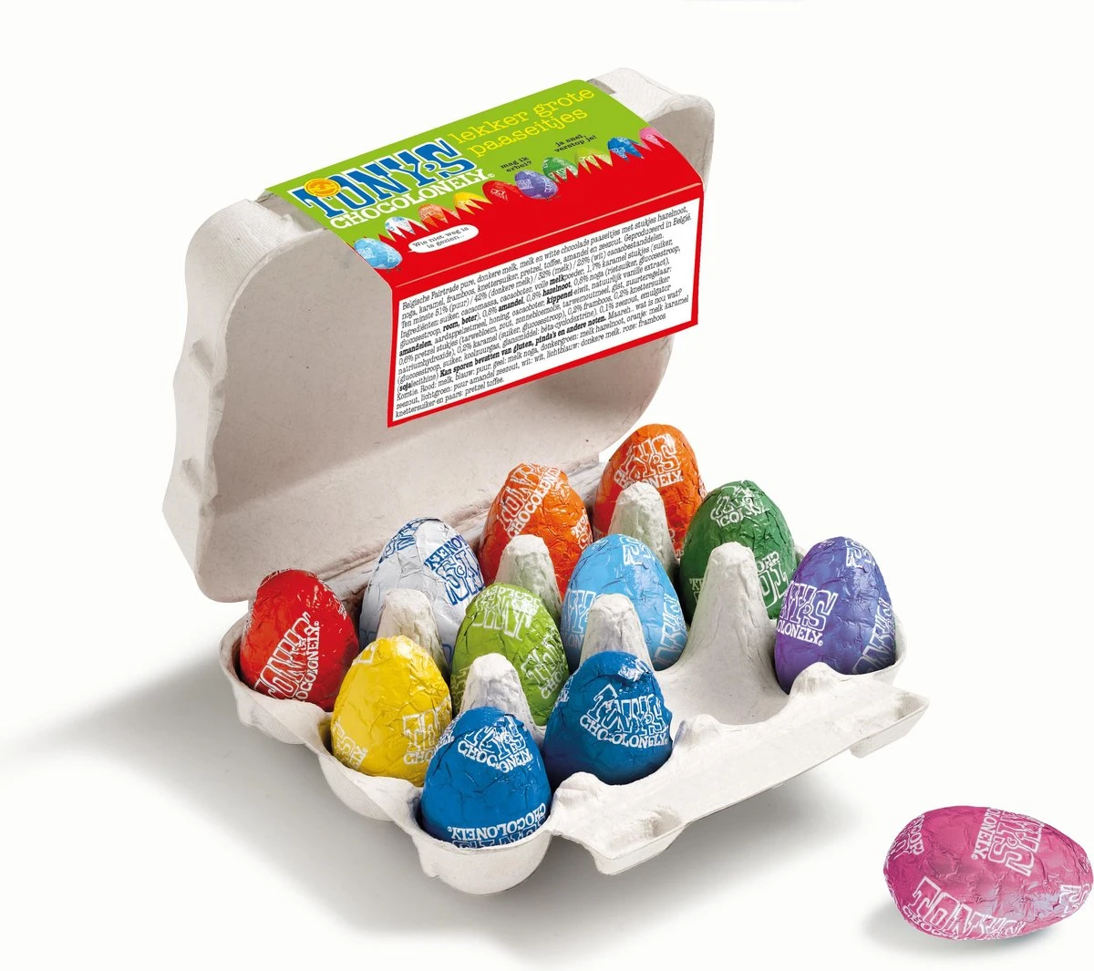 Tony's Chocolonely Chocolade Paas Geschenkset - Chocolade Reep En Eitjes Voor Pasen - Paaseieren - Chocoladereep 4 Tony's Chocolonely Chocolade Paas Geschenkset - Chocolade Reep En Eitjes Voor Pasen - Paaseieren - Chocoladereep - Afbeelding 2