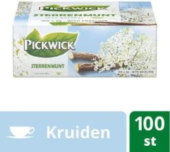 Pickwick - Herbal Sterrenmunt - 100 Zakjes -Veilige Voedselwinkel 1200x1077 1
