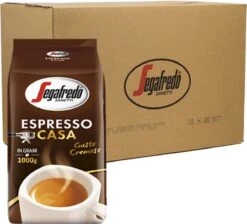 Segafredo Espresso Casa Koffiebonen - 8 X 1 Kg -Veilige Voedselwinkel 1200x1086