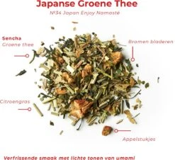 Soolong Enjoy Japan Nr34 Japanse Groene Thee - Fris & Licht Umami - Sencha, Citroengras & Lindebloesem - Duurzame Losse Thee - Premium Thee Uit Japan - Blik 20gram 27 Soolong Enjoy Japan Nr34 Japanse Groene Thee - Fris & Licht Umami - Sencha, Citroengras & Lindebloesem - Duurzame Losse Thee - Premium Thee Uit Japan - Blik 20gram -Veilige Voedselwinkel 1200x1096 1