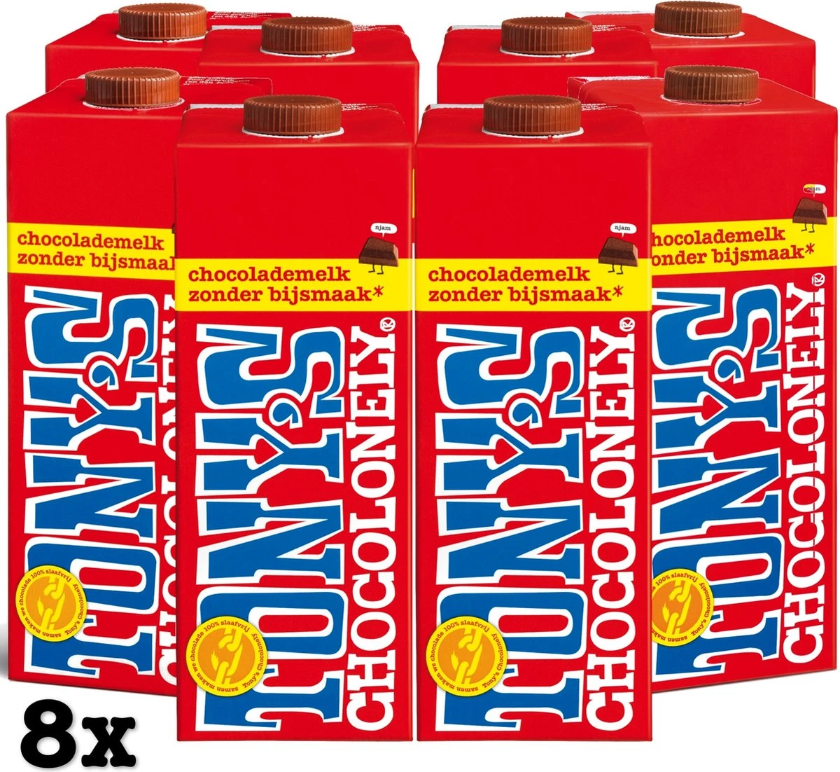 Tony's Chocolonely Chocolademelk - Chocolade Melk - Hot Chocolate - 8 X 1 Liter 3 Tony's Chocolonely Chocolademelk - Chocolade Melk - Hot Chocolate - 8 X 1 Liter
