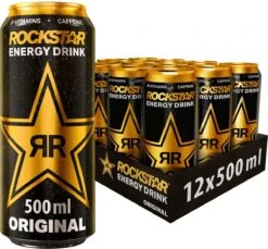 Rockstar Energy Drink ORIGINAL BLIK 50CL - 12x = 1 Tray