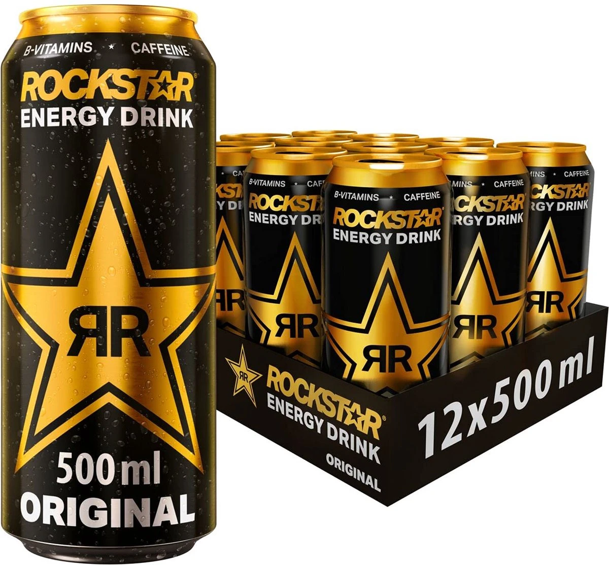 Rockstar Energy Drink ORIGINAL BLIK 50CL - 12x = 1 Tray 3 Rockstar Energy Drink ORIGINAL BLIK 50CL - 12x = 1 Tray