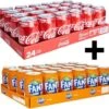 Coca-Cola Coca Cola Blikjes 24 Stuks 33cl EU + Fanta Blikjes 24 Stuks 33cl EU -Veilige Voedselwinkel 1200x1125
