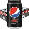 Pepsi Max Blikjes 33cl Tray 24 Stuks Frisdrank -Veilige Voedselwinkel 1200x1144