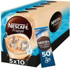 Nescafé Frappé Oploskoffie - 5 Doosjes à 10 Zakjes -Veilige Voedselwinkel 1200x1156