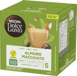 Nescafé Dolce Gusto Almond Macchiato Capsules - Vegan Koffie - 36 Koffiecups -Veilige Voedselwinkel 1200x1184 2