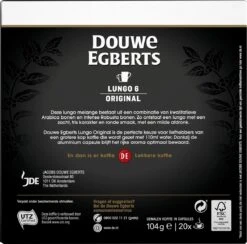 Douwe Egberts Lungo Original Koffiecups - Intensiteit 6/12 - 10 X 20 Capsules 13 Douwe Egberts Lungo Original Koffiecups - Intensiteit 6/12 - 10 X 20 Capsules -Veilige Voedselwinkel 1200x1184 3