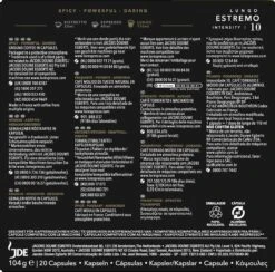 L'OR Lungo Estremo (10) - 10 X 20 Koffiecups 16 L'OR Lungo Estremo (10) - 10 X 20 Koffiecups -Veilige Voedselwinkel 1200x1186 2