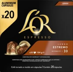 L'OR Lungo Estremo (10) - 10 X 20 Koffiecups 23 L'OR Lungo Estremo (10) - 10 X 20 Koffiecups -Veilige Voedselwinkel 1200x1187 6