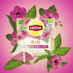 Lipton Hibiscus & Melissa Kruidenthee, Met De Zoete Smaak Van Hibiscus En De Frisse Smaak Van Melissa - 4 X 20 Zakjes - PL-EKO-03 -Veilige Voedselwinkel 1200x1200 132