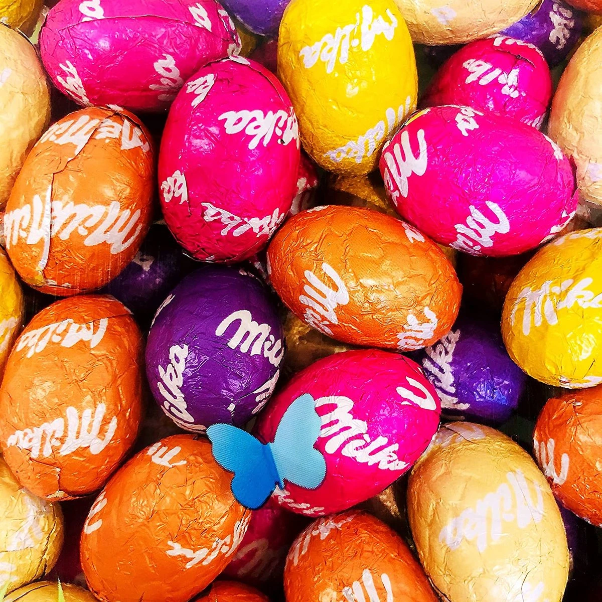 Milka Paaseitjes Mix 5 Smaken - Zak 1 Kg 4 Milka Paaseitjes Mix 5 Smaken - Zak 1 Kg - Afbeelding 2