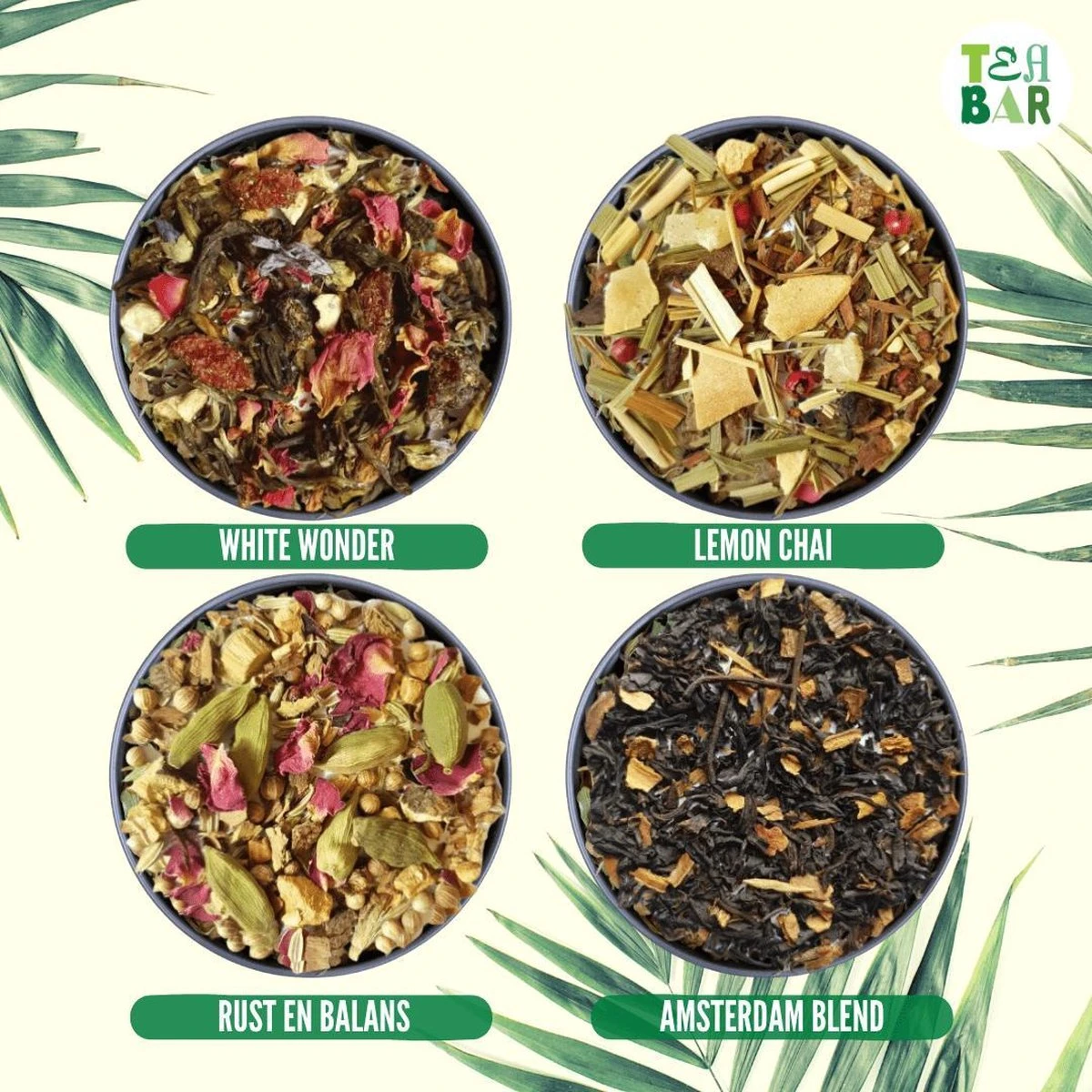 Houten Theekist Gevulde Theedoos Met 16 Blikjes Tea Bar Thee Theecadeau - Losse Thee G - 50 Koppen Per 100 Gram 10 Houten Theekist Gevulde Theedoos Met 16 Blikjes Tea Bar Thee Theecadeau - Losse Thee G - 50 Koppen Per 100 Gram - Afbeelding 8