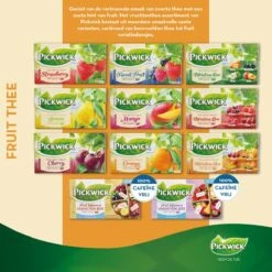 Pickwick Aardbei Fruit Thee - 12 X 20 Zakjes -Veilige Voedselwinkel 1200x1200 281