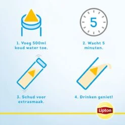 Lipton Cold Infuse Lemon & Camomile, Smaak Voor Koud Water Zonder Suiker En Calorieën - 6 X 10 Zakjes - NL-BIO-01 -Veilige Voedselwinkel 1200x1200 282