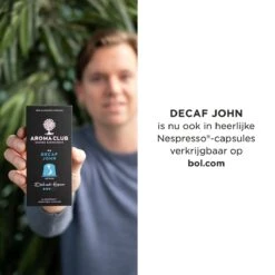 Aroma Club - Cafeïnevrije Koffiebonen 1KG - No. 5 Decaf John - Koffie Intensiteit 3/5 -Veilige Voedselwinkel 1200x1200 314