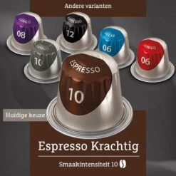 Douwe Egberts Espresso Krachtig (10) - 5 X 40 Koffiecups -Veilige Voedselwinkel 1200x1200 322