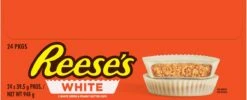 Reese's Chocolade White Peanut Butter Cups 24 X 42 Gram -Veilige Voedselwinkel 1200x484