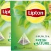 Lipton Fresh Nature Groene Thee, Met De Frisse Pure Smaak Van De Natuur - 4 X 20 Zakjes - PL-EKO-03 -Veilige Voedselwinkel 1200x498