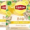 Lipton Ginger & Lemon Kruidenthee, Met De Vurige Smaak Van Gember En Frisheid Van Citroen - 4 X 20 Zakjes - PL-EKO-03 -Veilige Voedselwinkel 1200x520 1