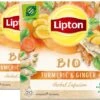 Lipton Turmeric & Ginger Kruidenthee, Met De Vurige, Verwarmende Smaak Van Gember En Kurkuma - 4 X 20 Zakjes - PL-EKO-03 2 Lipton Turmeric & Ginger Kruidenthee, Met De Vurige, Verwarmende Smaak Van Gember En Kurkuma - 4 X 20 Zakjes - PL-EKO-03 -Veilige Voedselwinkel 1200x520