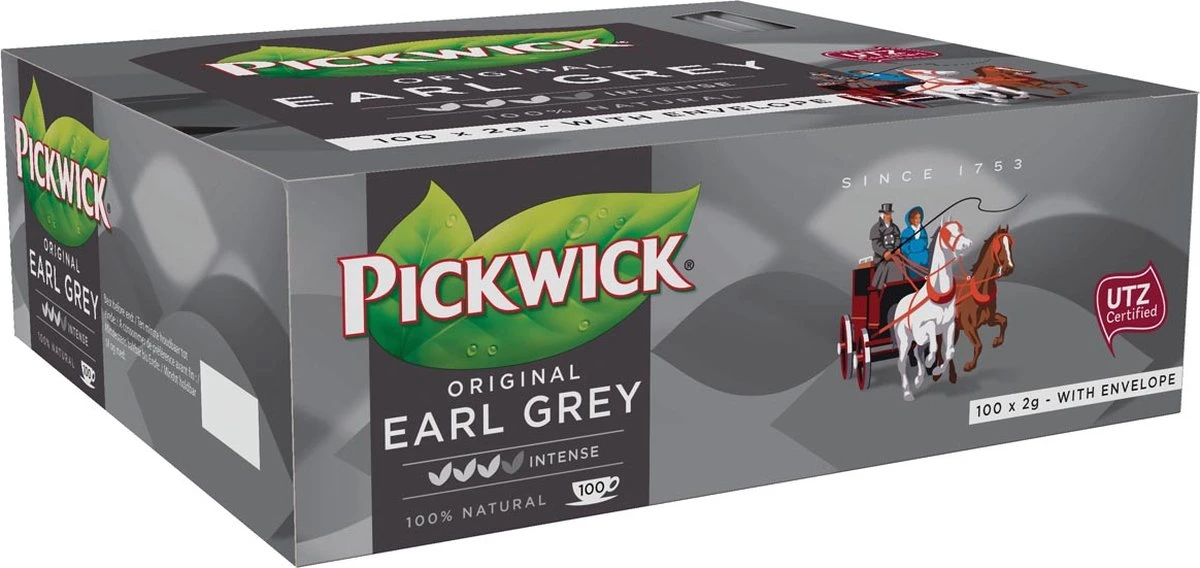 Pickwick Thee Earl Grey Pak Van 100 Stuks 5 Pickwick Thee Earl Grey Pak Van 100 Stuks - Afbeelding 3