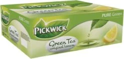 Pickwick Drank: Theezakje 2 Gr Groene Thee Lemon Pk 100 -Veilige Voedselwinkel 1200x568 3