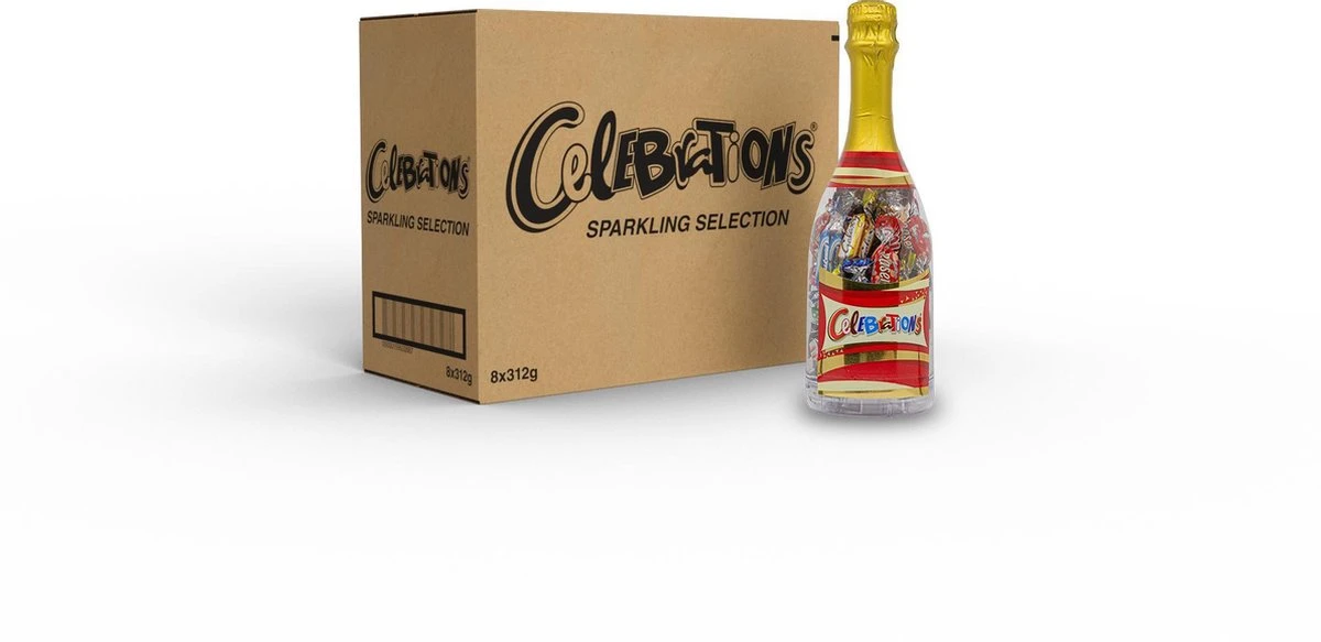 Celebrations Chocolade Cadeau Fles - 8 Stuks 4 Celebrations Chocolade Cadeau Fles - 8 Stuks - Afbeelding 2