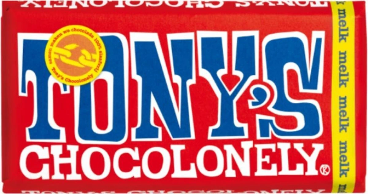 Tony's Chocolonely Melk Chocolade Reep - Melkchocolade Reep - 180 Gram 9 Tony's Chocolonely Melk Chocolade Reep - Melkchocolade Reep - 180 Gram - Afbeelding 7