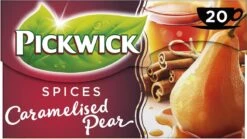 Pickwick Spices Caramelised Pear Zwarte Thee - 12 X 20 Zakjes -Veilige Voedselwinkel 1200x673
