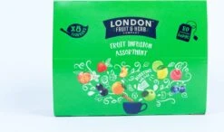 London Fruit & Herb Thee Assortiment – 80 Zakjes Thee, 10 Builtjes Met 8 Verschillende Smaken – Ideaal Cadeau Voor De Thee Liefhebber -Veilige Voedselwinkel 1200x710