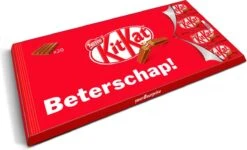 "Beterschap!" - Gigantische KitKat Reep - 900 Gram Overheerlijke Chocolade