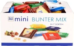 Ritter Sport - Mini Variety Mix (Bunter Mix) - 84 Pieces -Veilige Voedselwinkel 1200x754