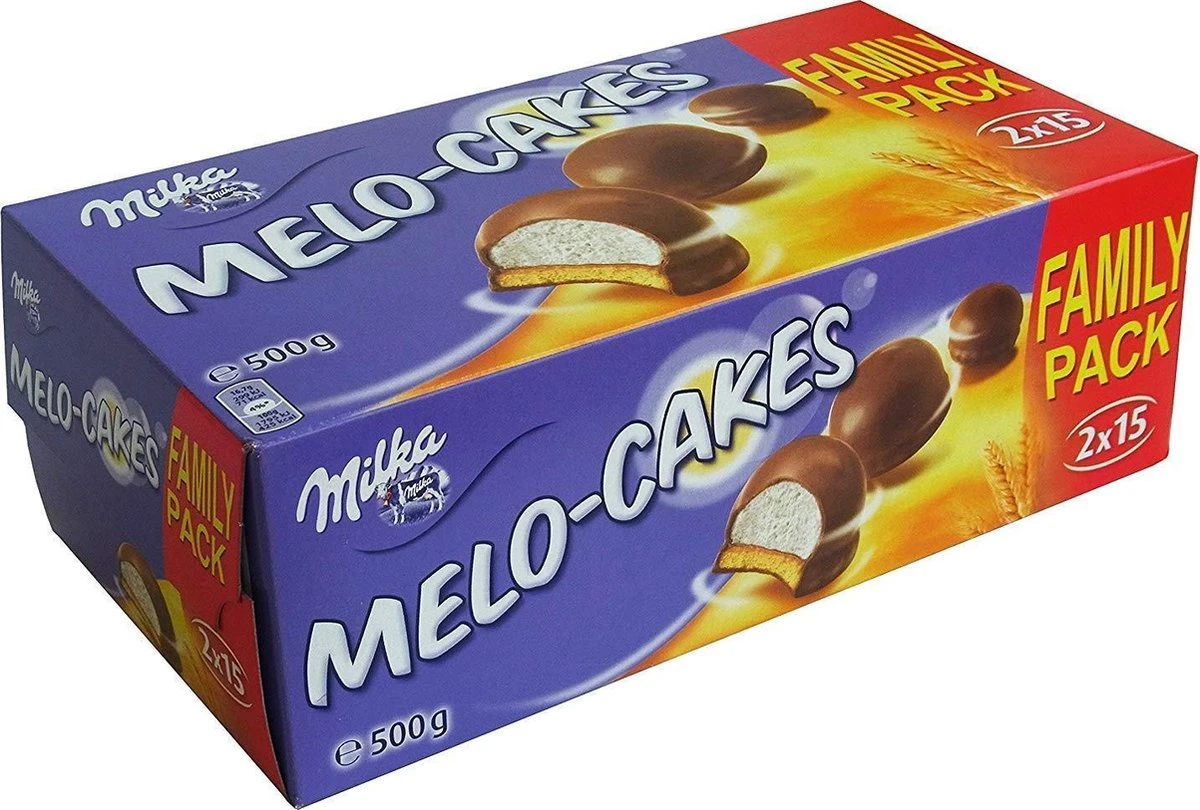Milka Chocolade Melo-cakes 2x 15 Stuks - 500g 3 Milka Chocolade Melo-cakes 2x 15 Stuks - 500g