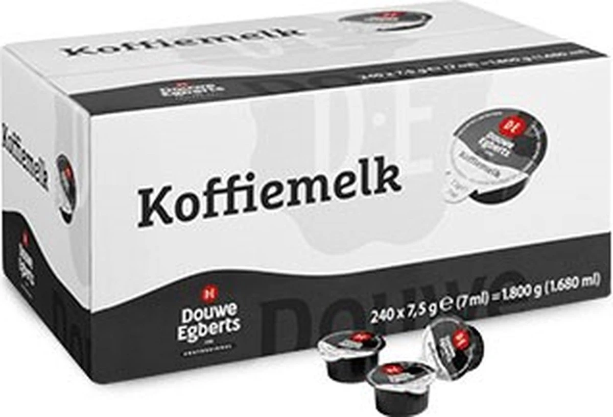 Douwe Egberts Koffiemelk Cups - 240 X 7,5 Gram 3 Douwe Egberts Koffiemelk Cups - 240 X 7,5 Gram