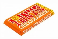 Tony's Chocolonely Chocolade Reep Melk Karamel Zeezout - Melkchocolade Reep - 180 Gram -Veilige Voedselwinkel 1200x821